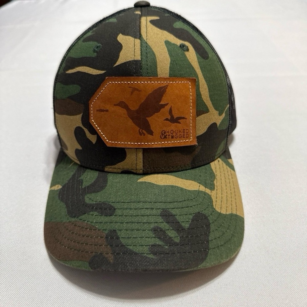 Hooked & Tagged Camouflage Duck Patch Hat